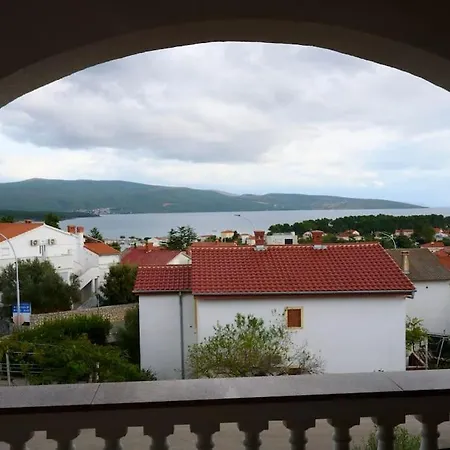 Mit Blick Auf Und Grossem Balkon Krk Town