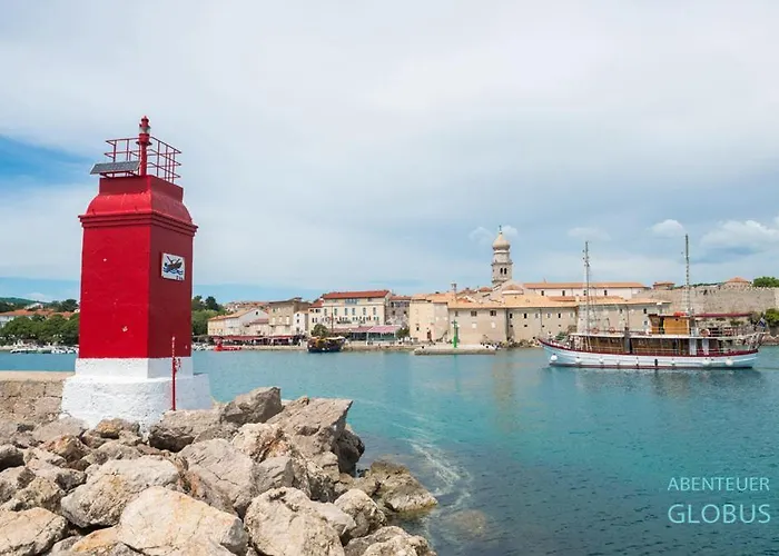 Apartamento Mit Blick Auf Und Grossem Balkon Krk Town