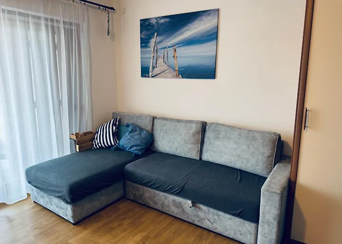 Mit Blick Auf Und Grossem Balkon Apartamento Krk Town